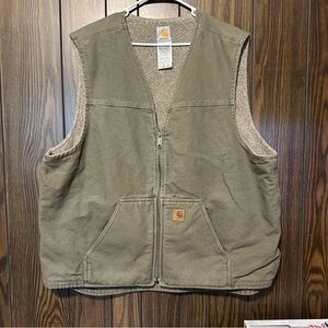 Carhartt Sage Green Work Vest